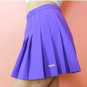 Classic Royal Purple Head Tennis Skirt